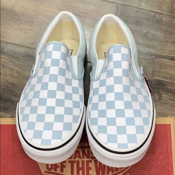 VANS CLASSIC SLIP-ON Checkerboard Baby Blue wmns - Picture 11 of 16